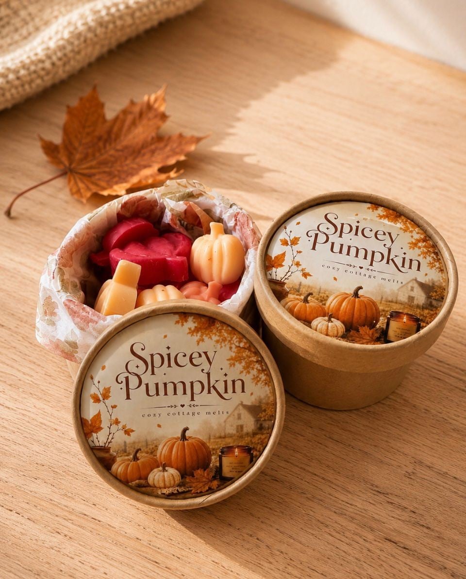 Spice Pumpkin Waxmelts - 148017 Spice Pumpkin Waxmelts