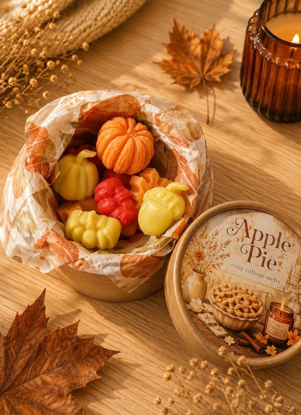 Blaadjes & Pompoen Apple Pie Waxmelts - 148020 Blaadjes & Pompoen Apple Pie Waxmelts