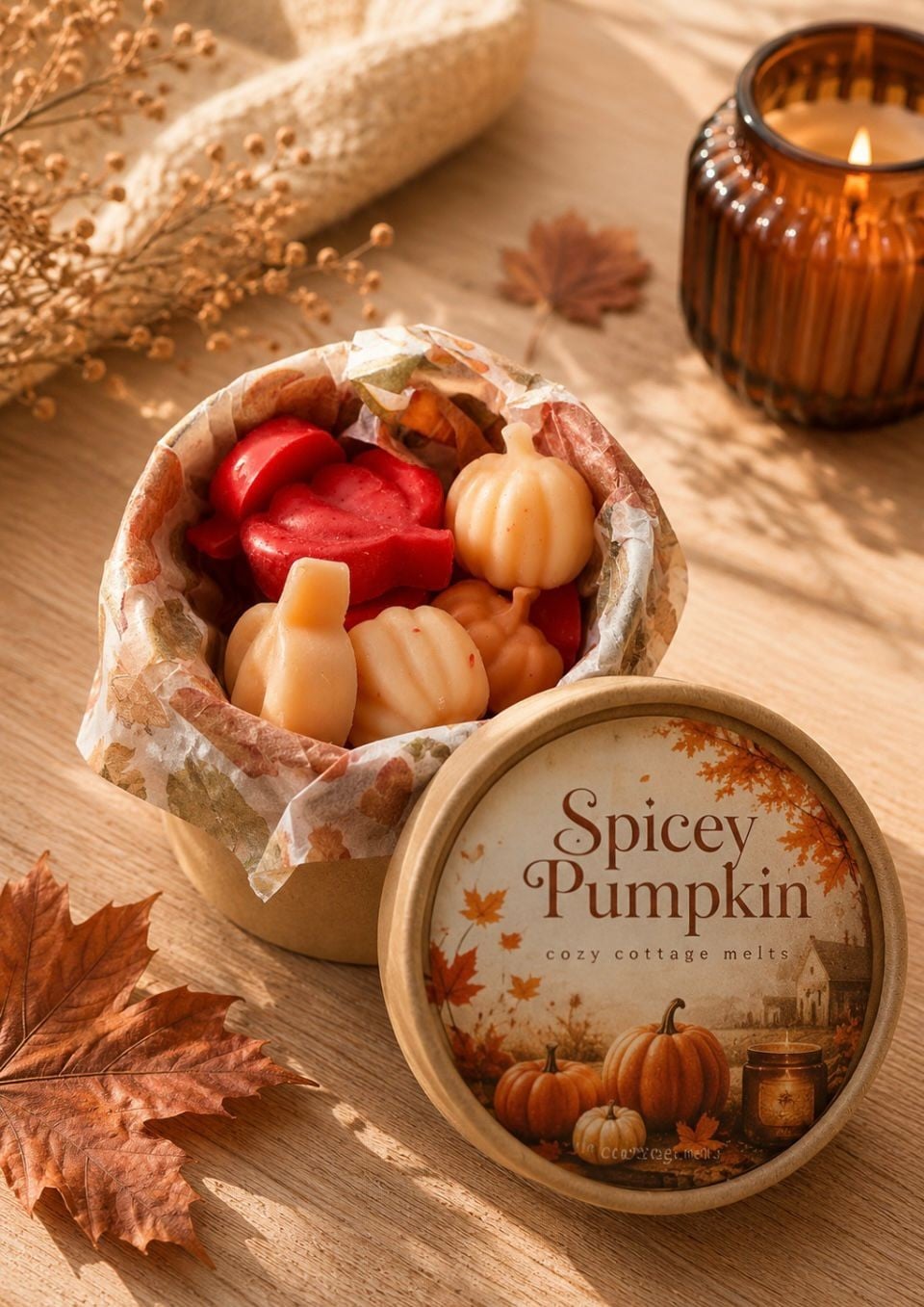 Spice Pumpkin Waxmelts - 148018 Spice Pumpkin Waxmelts