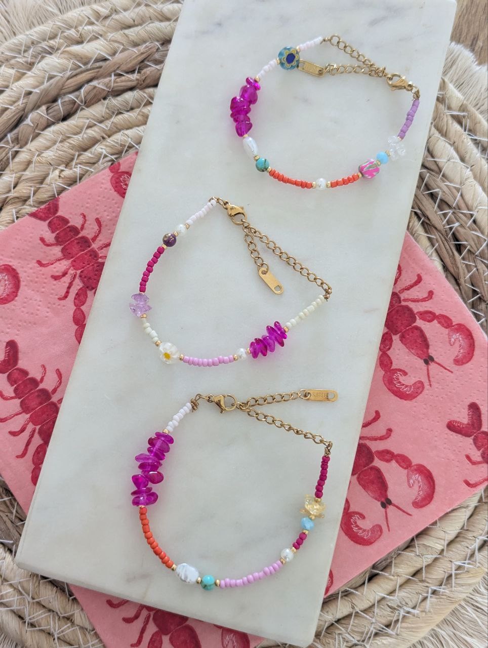 Boho Bliss Armband in 3 verschillende varianten