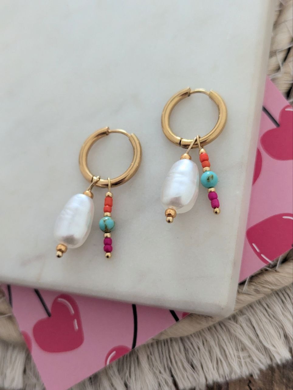 Colorful Pearl Drops