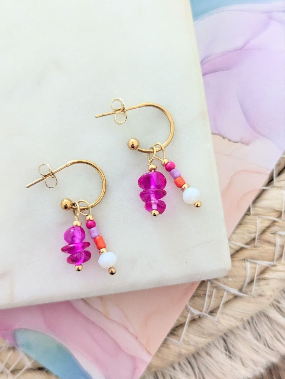 Golden Color Pops oorbellen
