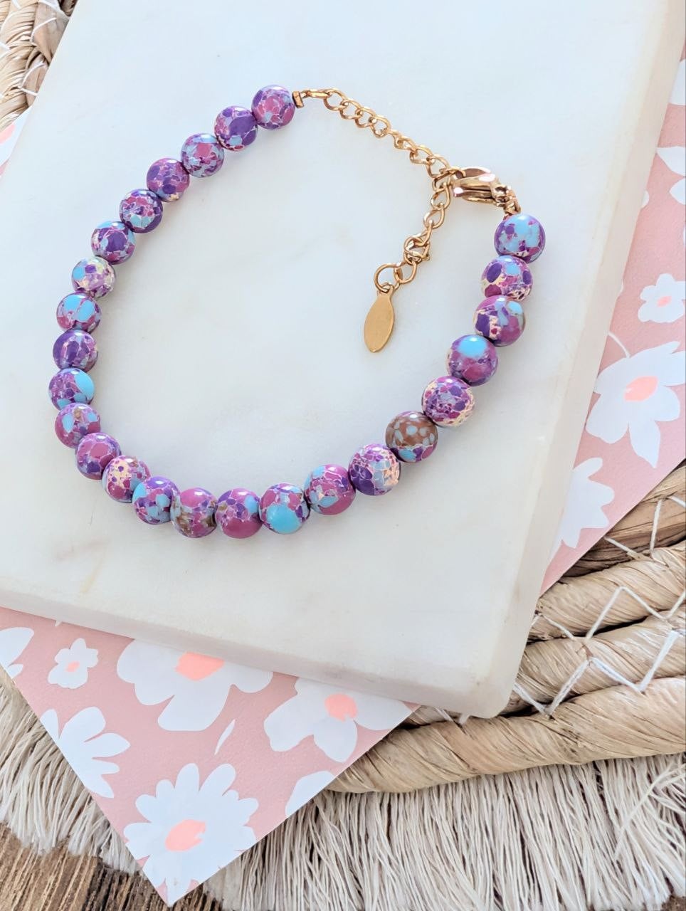 Coloursplash armband paars