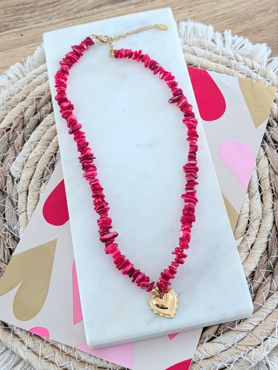 Beachvibe ketting gouden bedel  - in 5 varianten