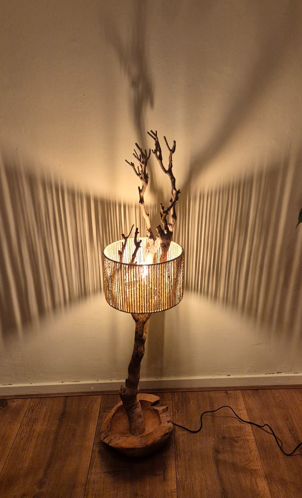 Seringen lamp met lage kap - 105149 Seringen lamp met lage kap