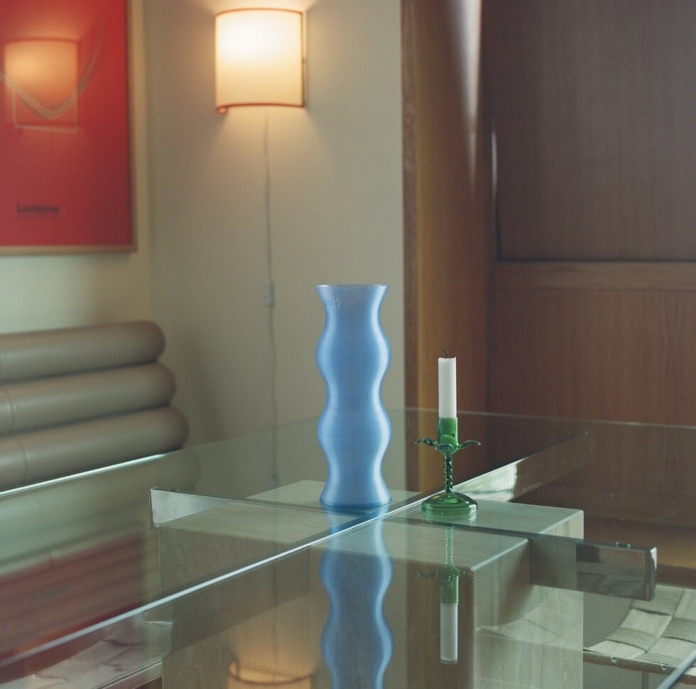 91-92 Vaas blue | 3D geprint & 100% gerecycled - 109730 91-92 Vaas blue | 3D geprint & 100% gerecycled