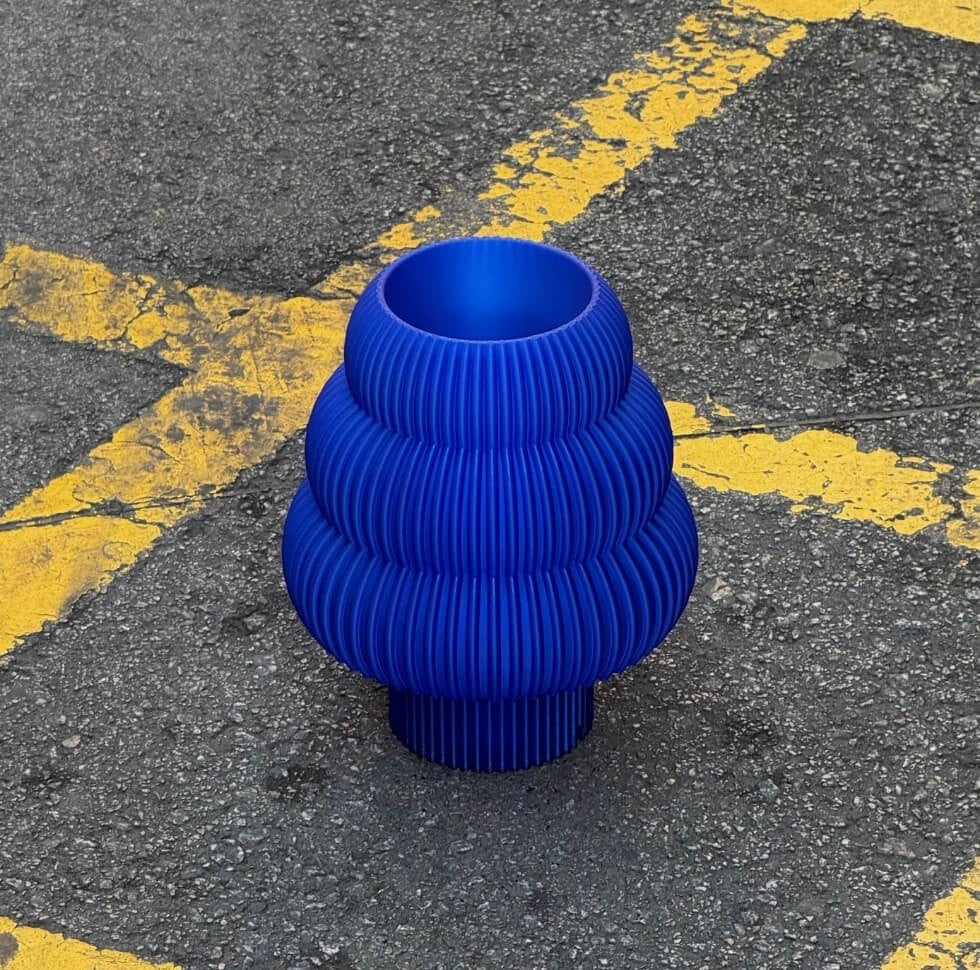 Mola Studio Luma Blauw | 3D geprinte Tafellamp