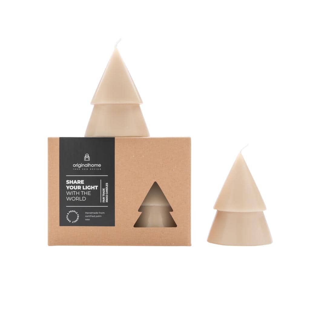 Eco kerstboom kaars m set van 2 Swan Market