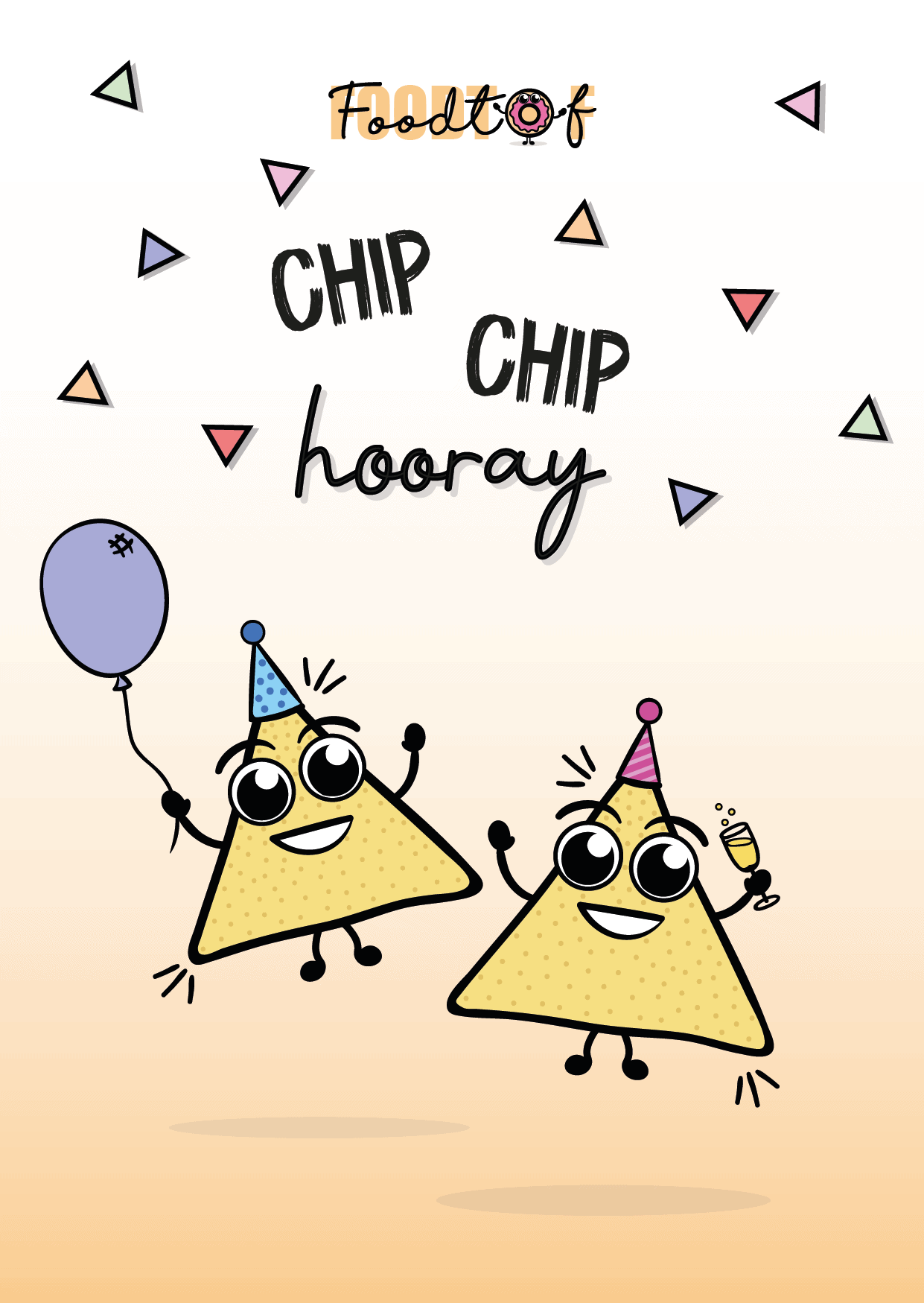 Kaart &lsquo;Chip chip hooray&rsquo; - Swan Market
