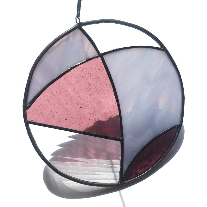 Bonfilia suncatcher glas in lood Swan Market